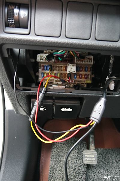 行车记录仪电源接线图图片