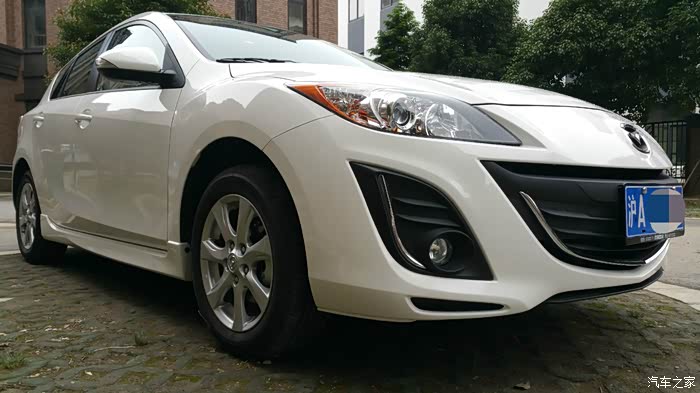 2015款马自达3星骋2.0两厢提车后第一次洗车打蜡折腾记