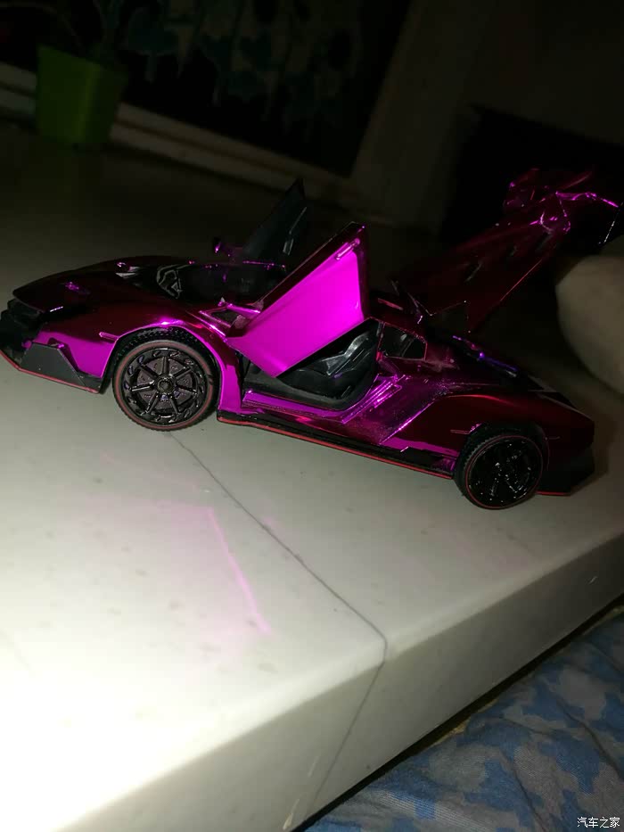 【图】我又来了啊哈哈,电镀粉兰博基尼!_模型论坛_汽车之家论坛