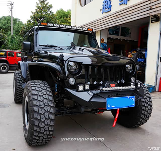 两门黑色美规运动版牧马人改装案例