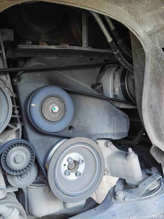 自己动手更换gs5发电机皮带