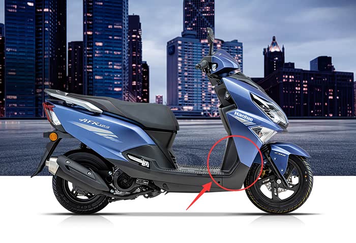 豪爵版"uy125"-afr125踏板车上市