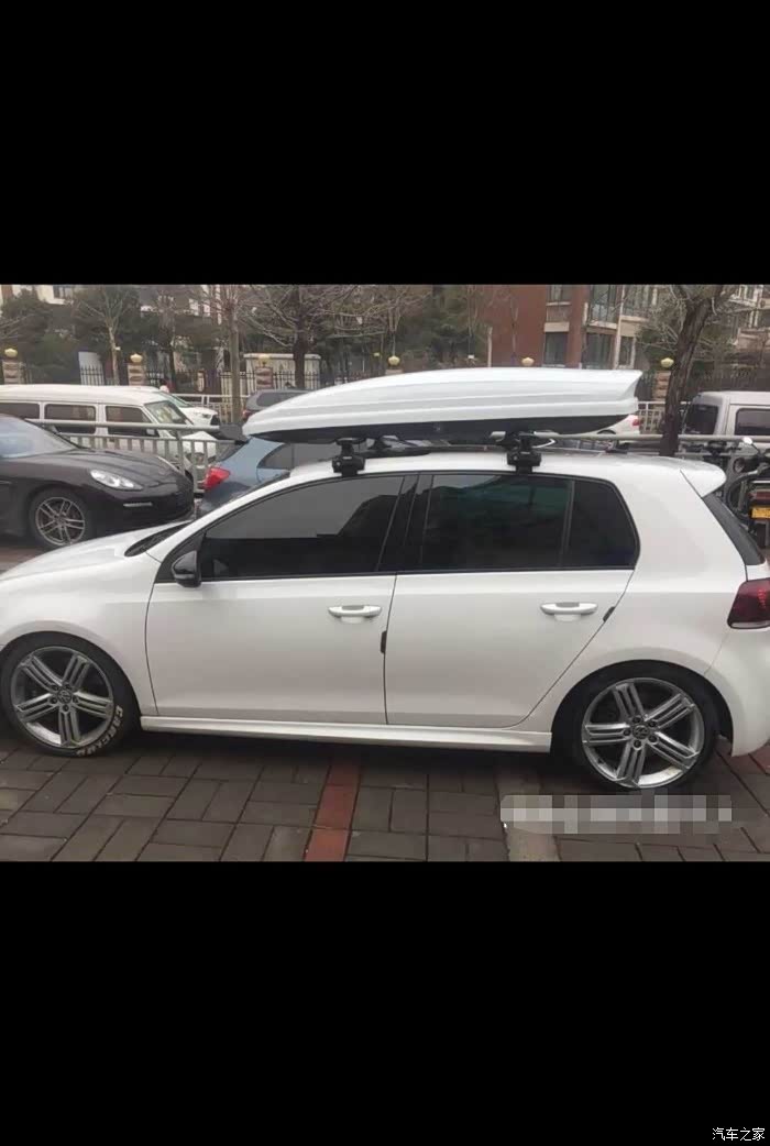 高尔夫7车顶作业原装行李架