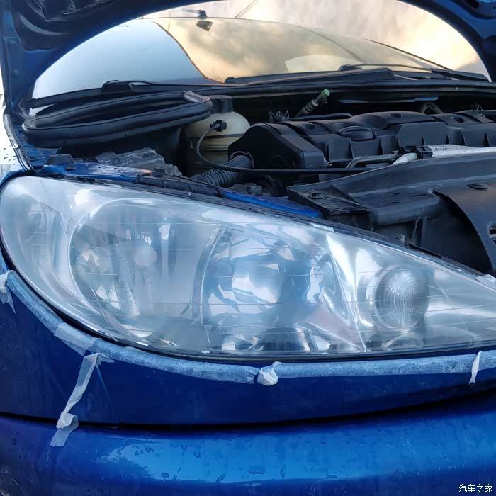 大灯uv喷漆翻新