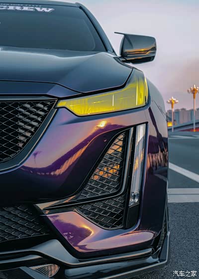 看ct5酷炫变装 紫茄子 黄眼睛