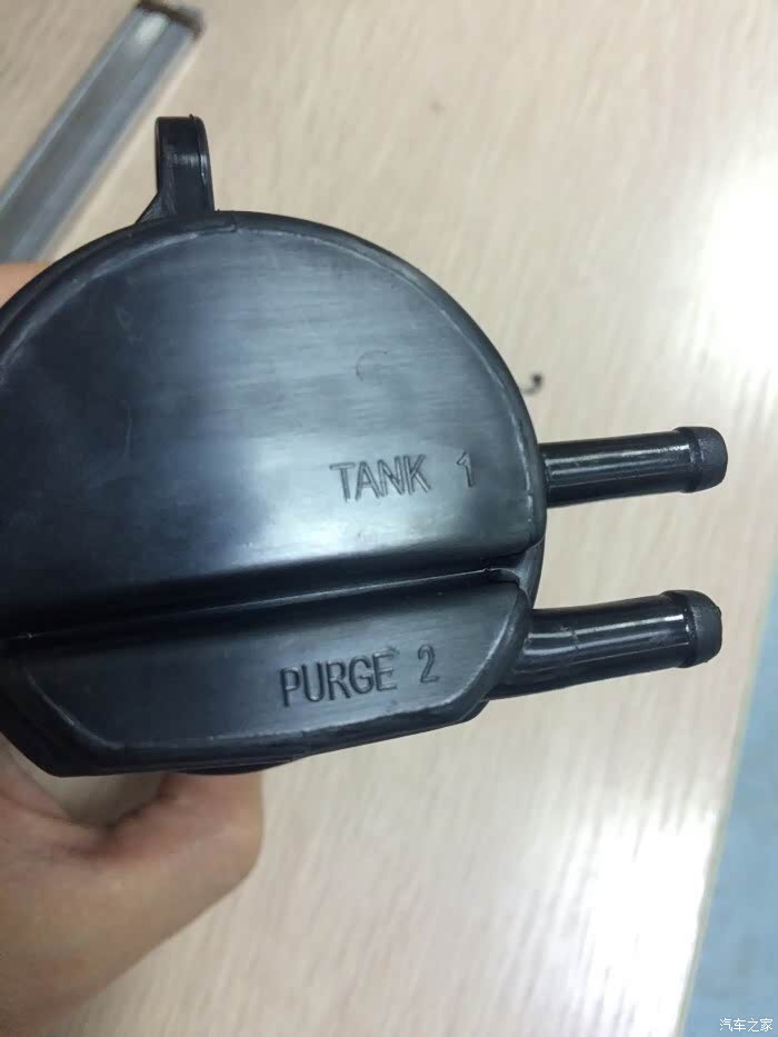 部分炭罐都3个接口,分别为tank,purge,air ,有些有排水口