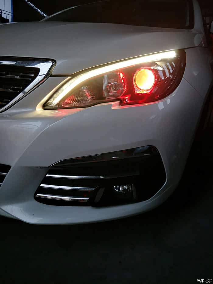 【图】新308有改疝气大灯的吗_标致308论坛_汽车之家论坛