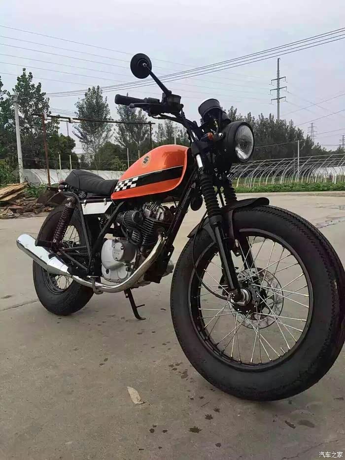 铃木复古摩托车转让