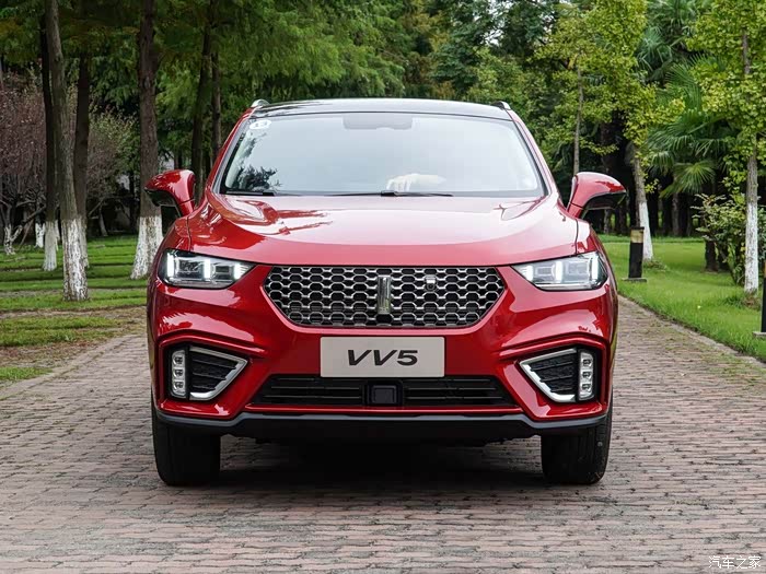 【图】红色外观的wey vv5_精彩图集论坛_汽车之家论坛
