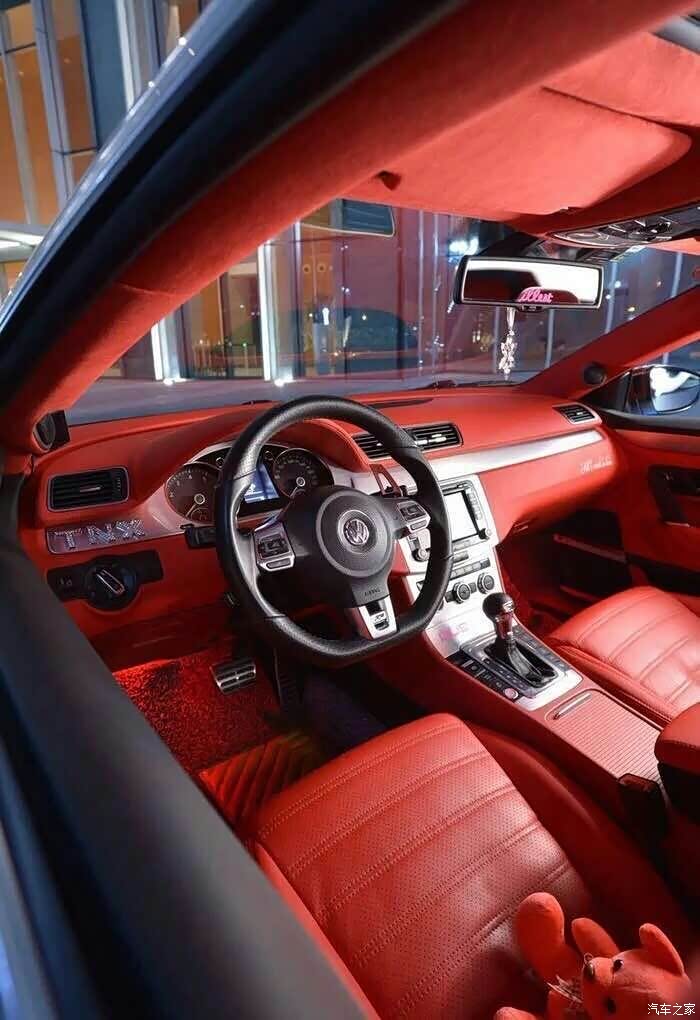 【图】魅力黑与激情红的完美结合_装饰改装论坛_汽车之家论坛