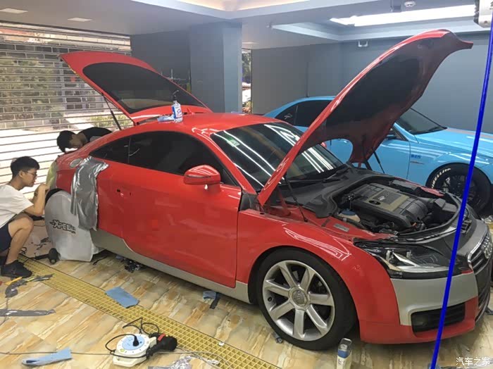 贴个膜旧车变新车