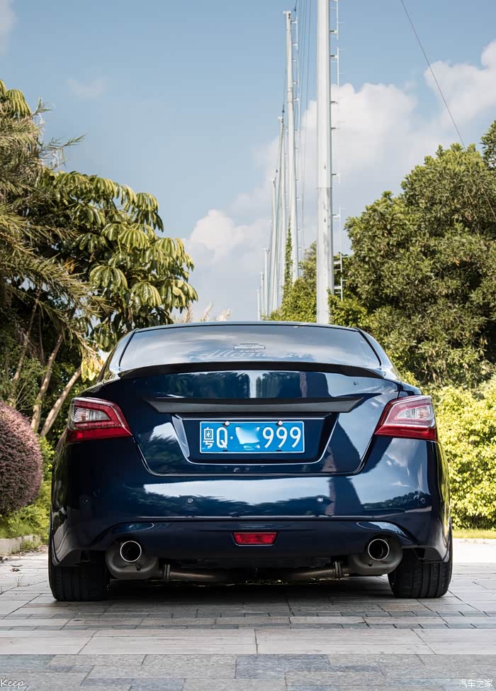 全车改色后天籁l33改装low低全新高清大片来袭