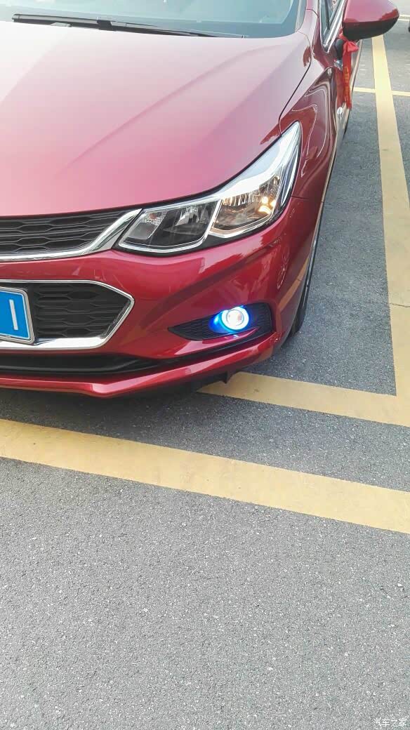 17全新科鲁兹安装雾灯