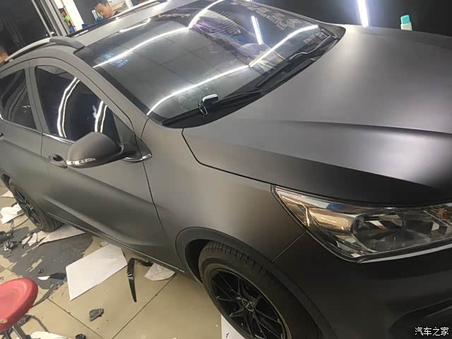 【图】全车改色作业_宝骏310论坛_汽车之家论坛