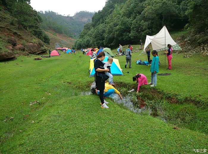 周末武定水城河野外露营记