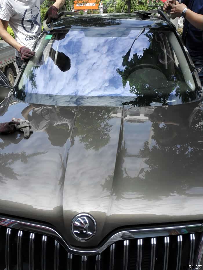 换了福耀sunless镀膜前挡玻璃