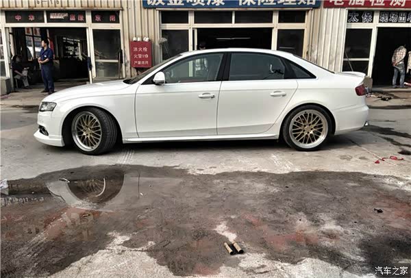 大爱爱气动低趴 奥迪a4气动避震改装