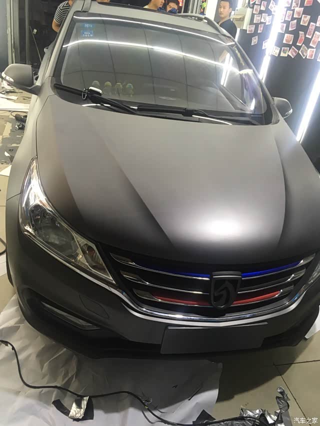 【图】全车改色作业_宝骏310论坛_汽车之家论坛