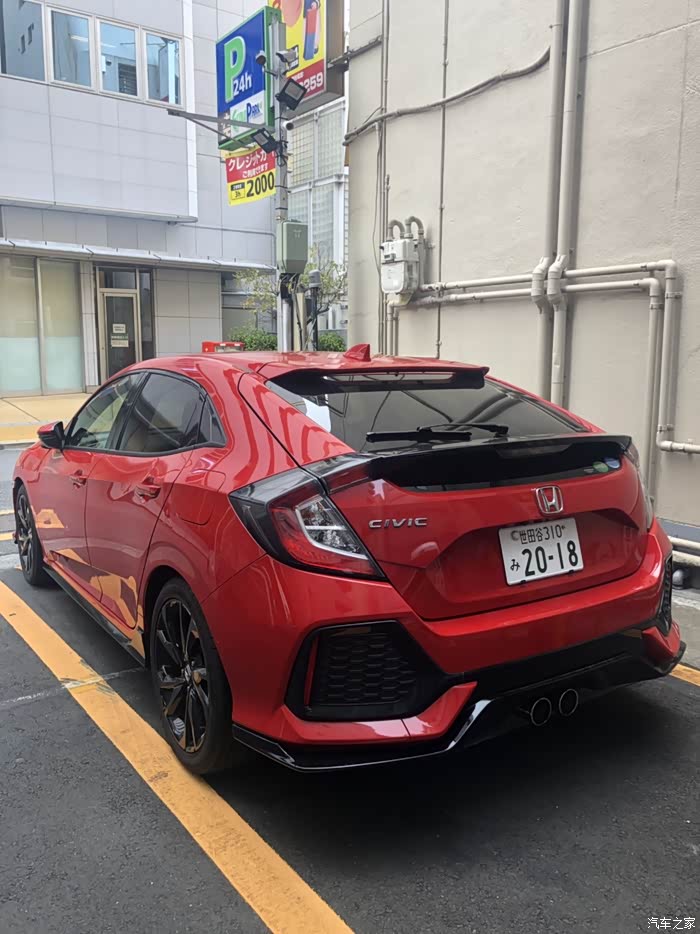 日本实拍本田2箱思域