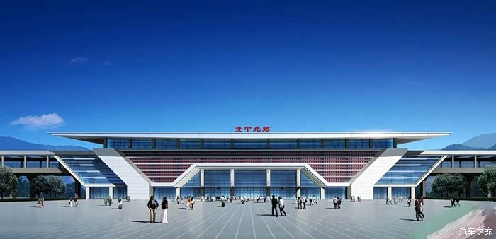 跑马观花大资中高铁车站