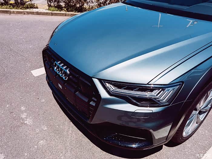 奥迪a6 allroad,鳄鱼绿,颜色完美