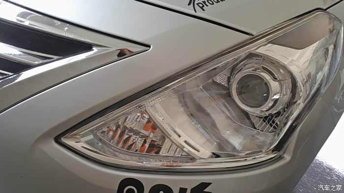 阳光h4大灯改国产精刚q5双光透镜