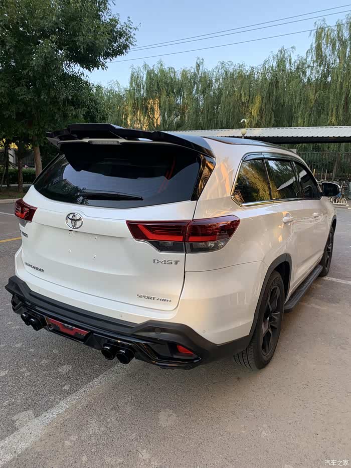 2021款汉兰达白骑士改装