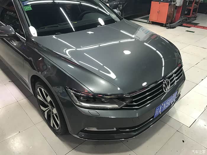 新迈腾普鲁士灰镀晶发黄,新手菜鸟求大神支援