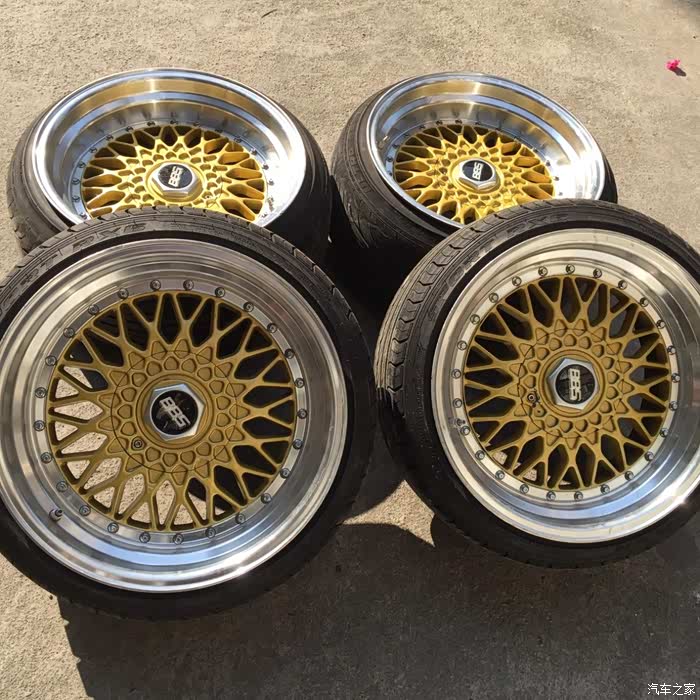 出售一套爆龟17寸bbs前后配轮毂