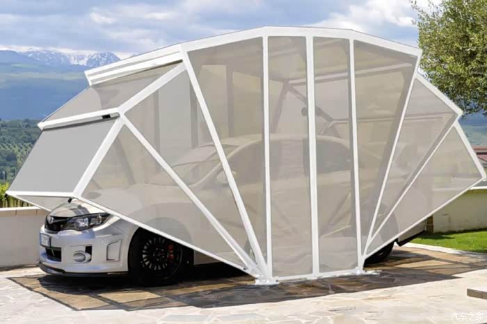 拥有车库不是梦gazebox透明折叠式车库