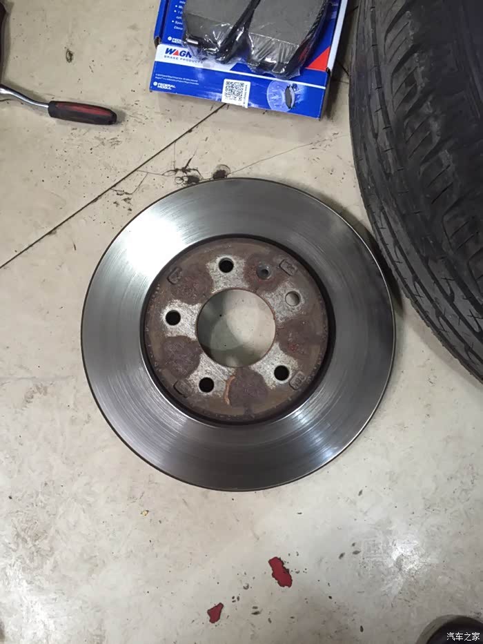 旧刹车盘