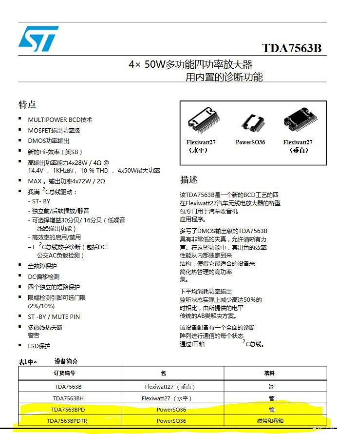 博越车机功放芯片