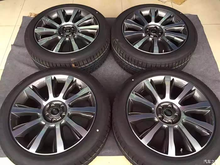 路虎揽胜加长版21寸钻石轮毂