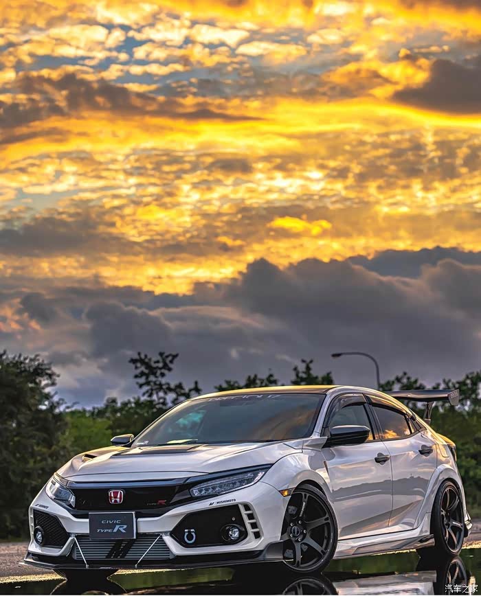 每一张都想收藏的绝美思域type-r两厢思域