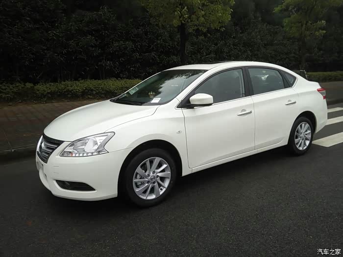 白色轩逸提车了