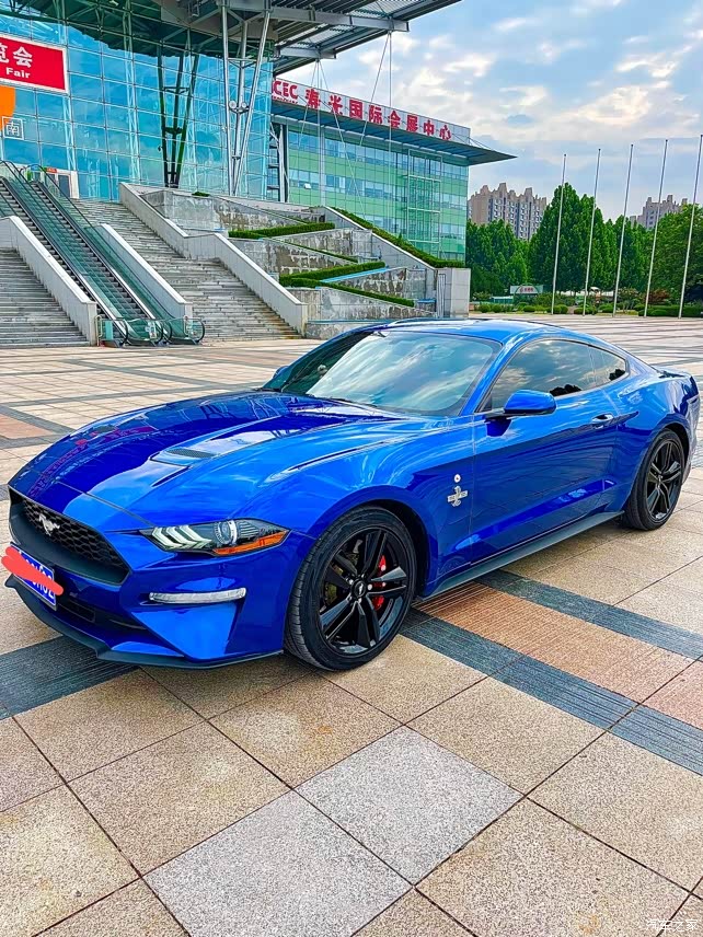 山东出18款美规野马10速蓝色