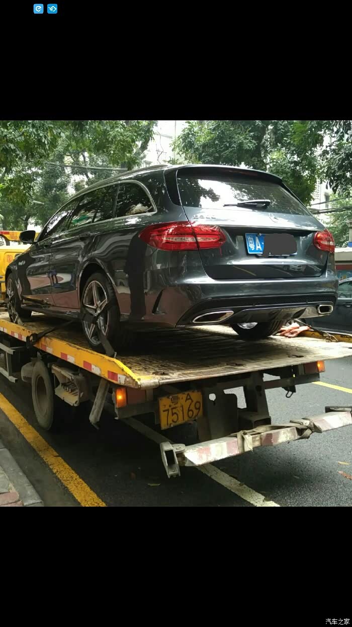 【图】新c旅一千公里…因为变速箱问题拖车回去4s了…_奔驰c级论坛