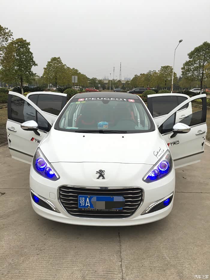 简单改装打造最美308来自武汉标致308车友会