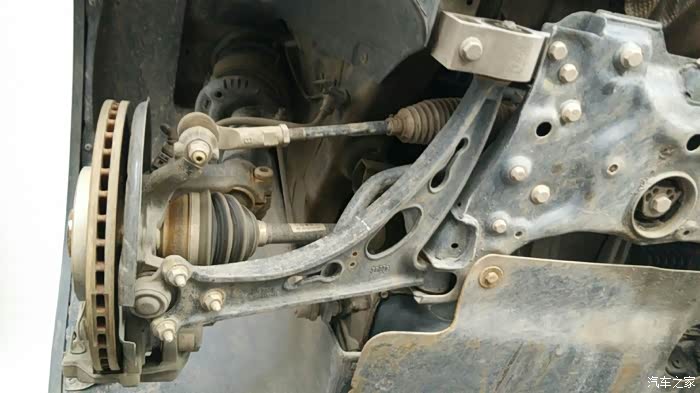 途观更换铝合金下摆臂