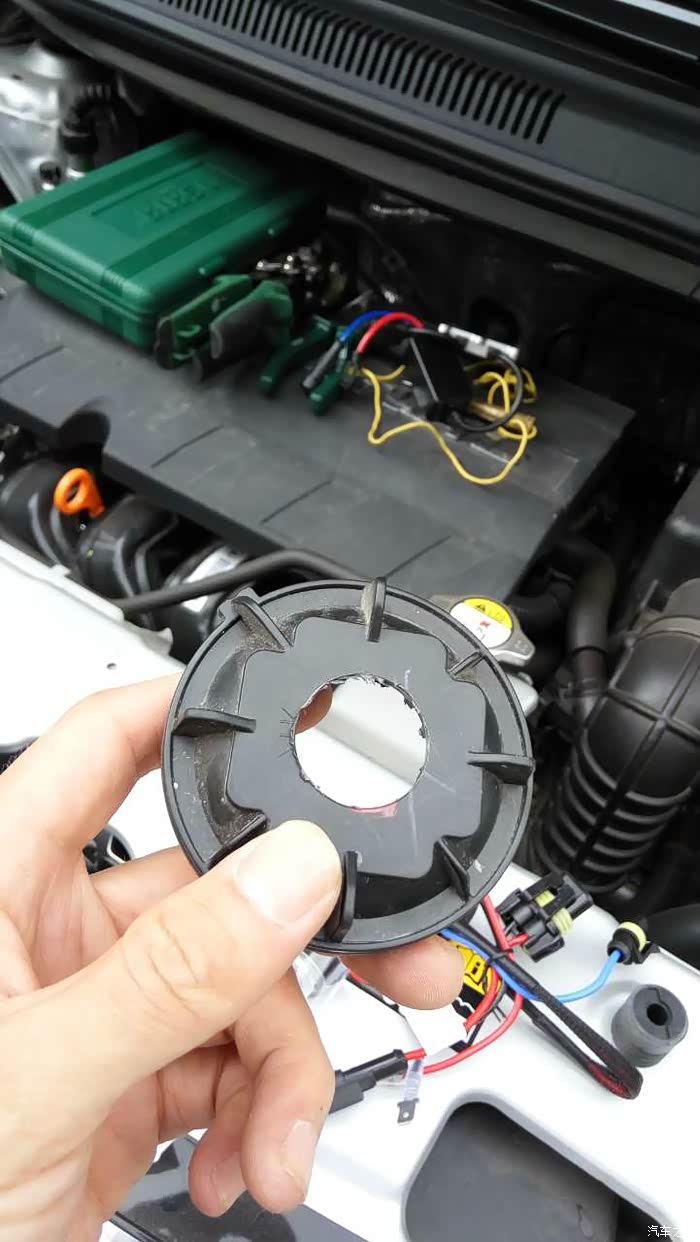 【车友参考】哈弗h1加装氙气灯简单作业分享!