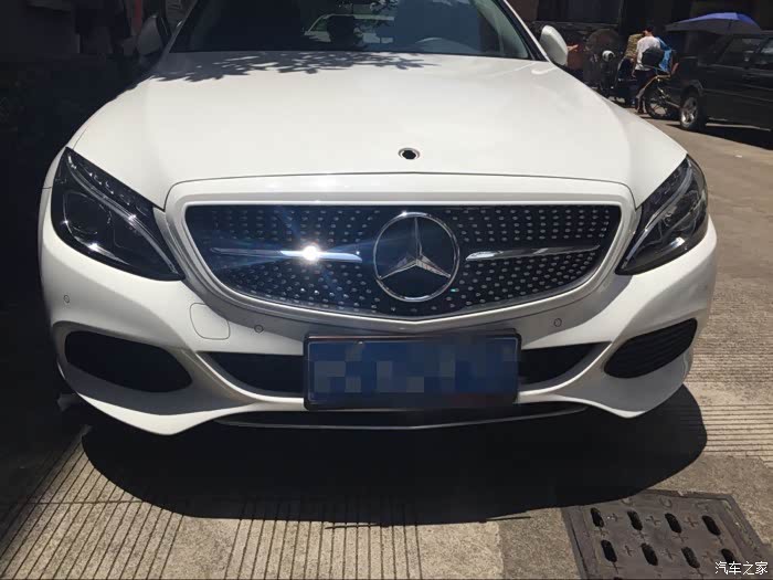 【图】c180l 立标改大标作业_奔驰c级论坛_汽车之家论坛