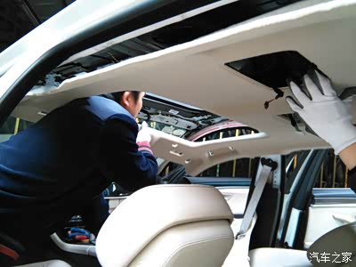 宝马5系换顶棚新生啦