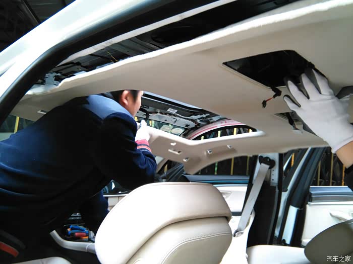 宝马5系换顶棚新生啦