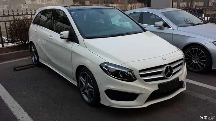 【图】提车白外黑内b260._奔驰b级论坛_汽车之家论坛