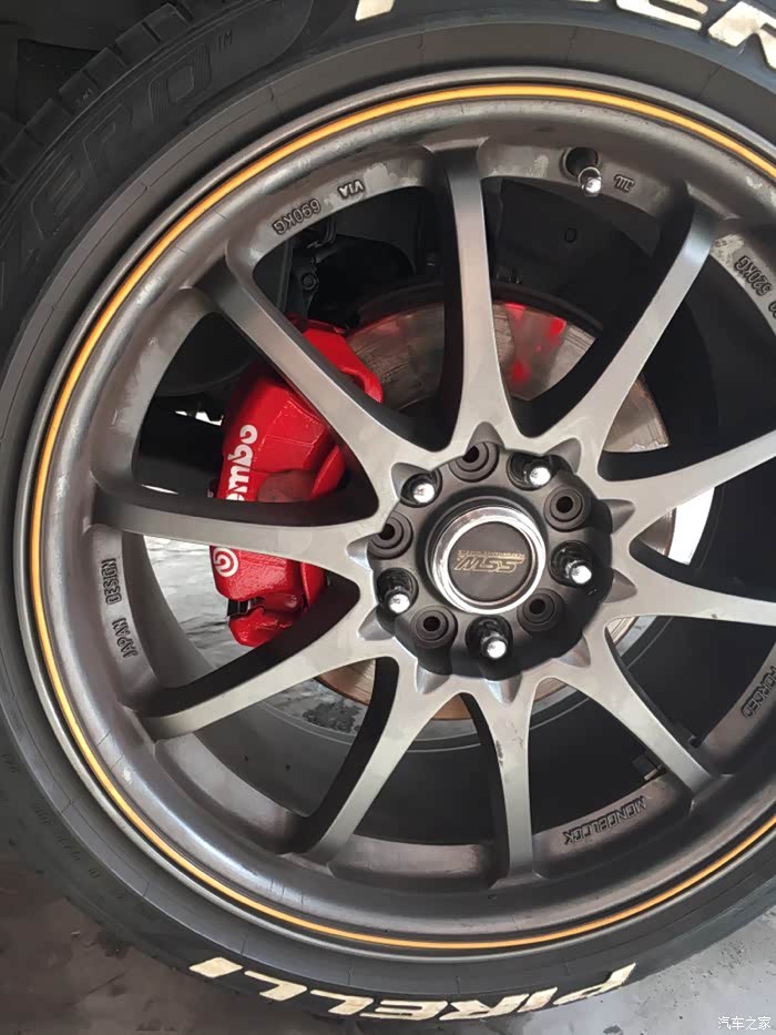 海外思域8代diy卡钳喷漆