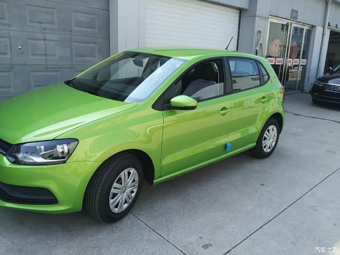今天提车流光绿polo