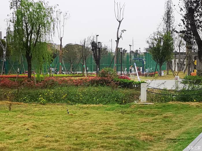 开上小七游金雁体育公园