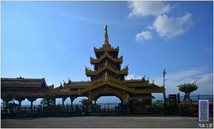 广角镜头下的德宏芒市瑞丽姐告风景在路上终点不是目的