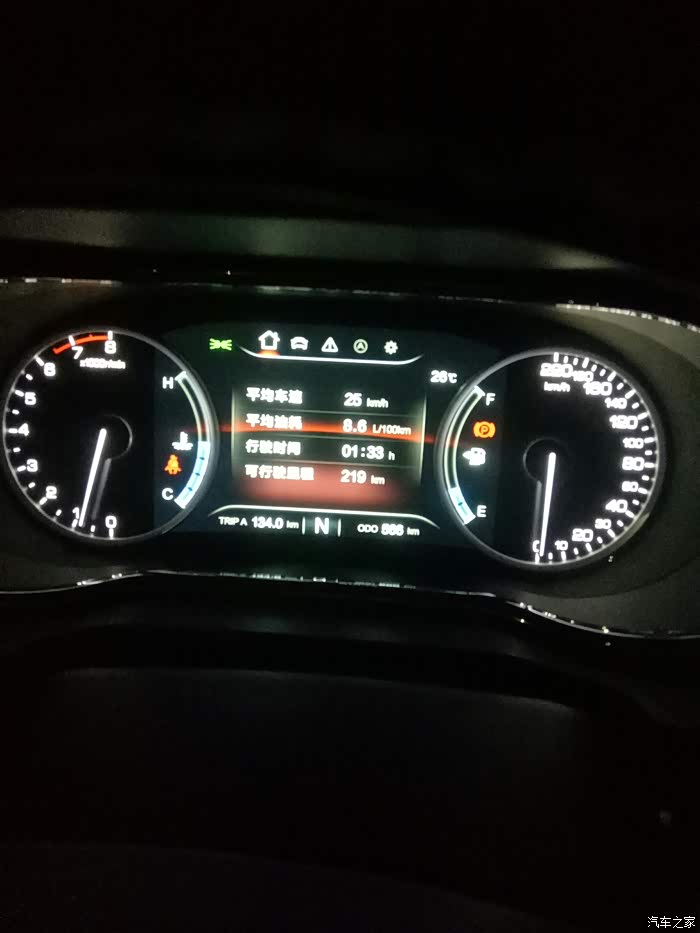 跑了600多公里了 表显百公里油耗8.