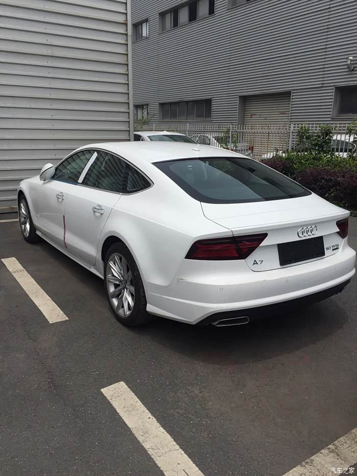 【图】明天提车,50舒适朱鹭白_奥迪a7论坛_汽车之家论坛